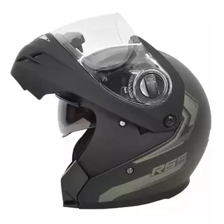 Casco Hawk Rs5 Vector Rebatible  Negro Mate Xl - Om