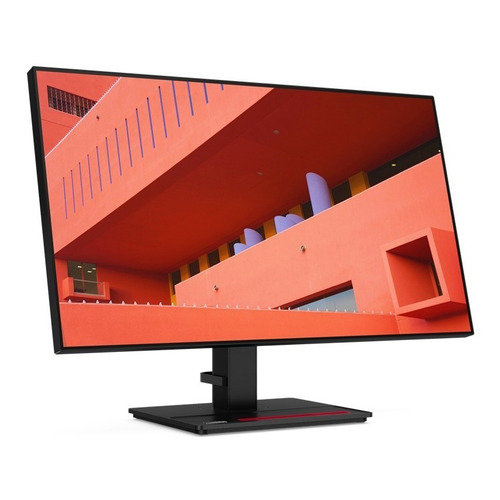 Monitor Thinkvision P27h-20 27 Qhd Con Usb Tipo C Color Negro 100V/240V