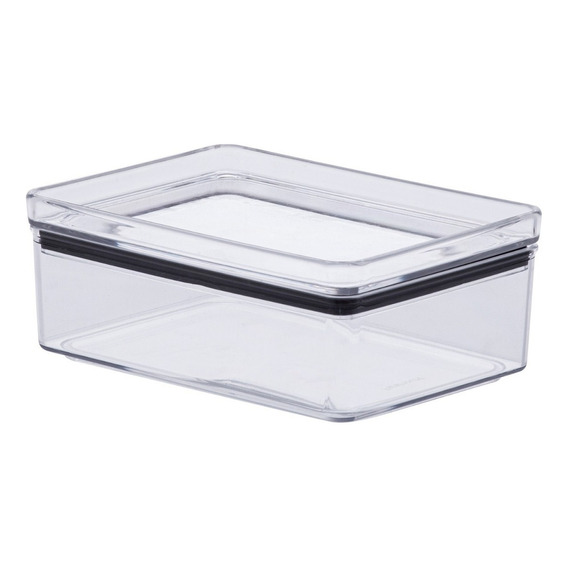 Envase hermético acrílico Lumini rectangular de 770 ml, color transparente