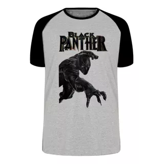 Camiseta Blusa Plus Size Pantera Negra Black Panther Vingado