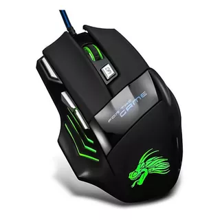 Mouse Gamer X7 Usb 2400 Dpi 7 Botones Cable Acordonado- Otec