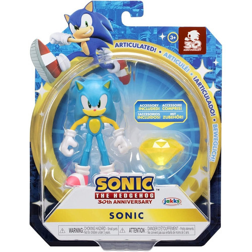 Figura Sonic The Hedgehog 30th Anniversary 10 Cm