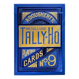 Baralho Tally-ho Metalluxe Azul