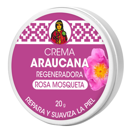 Crema Araucana Regeneradora Con Rosa Mosqueta 20g Momento de aplicación Día/Noche Tipo de piel Normal