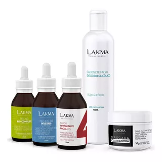 Kit Ácidos Sem Mistérios Lakma - Peeling Para Clareamento