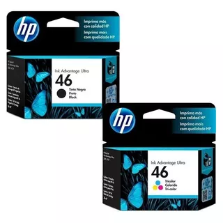 Cartuchos Hp 46 Negro Y 46 Color Originales