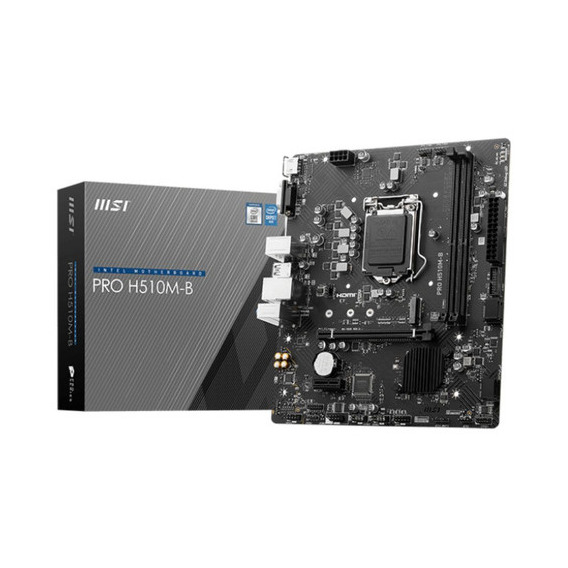 Motherboard Msi H510m-b 1200 Color Negro