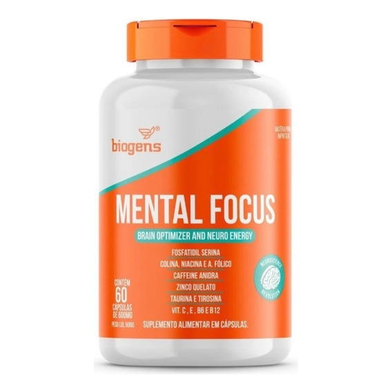 Mental Focus Nootrópicos Alerta Mental Concentración Enfoque