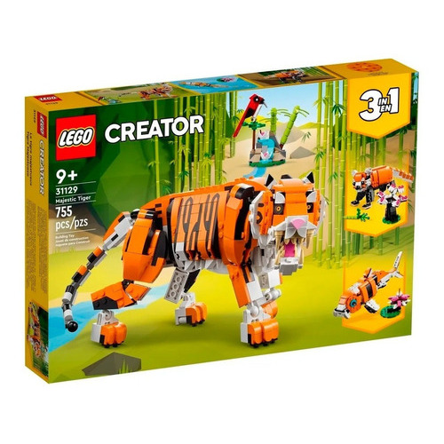 Lego® Creator - Tigre Majestuoso (31129) Cantidad De Piezas 755