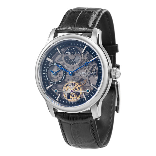 Reloj Automático Earnshaw Longitude Shadow Automatic Correa Clear Black