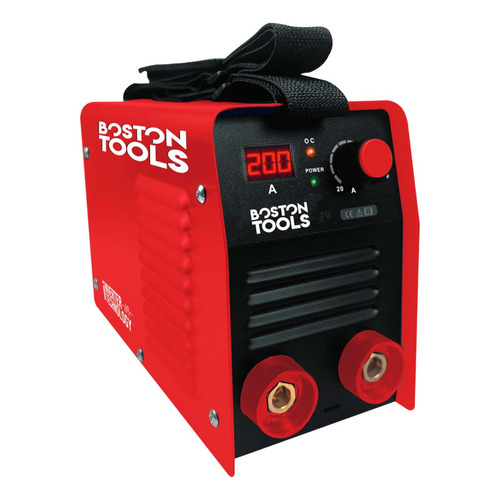 Soldadora Inverter Electrodo Boston Tools 200amp H Y T Color Rojo Frecuencia 50/60hz