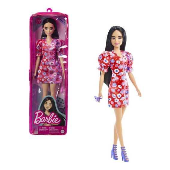 Muñeca Barbie Fashionista Estuche #177 Mattel - Art. Fbr37