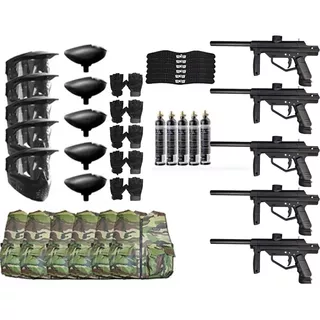 Gotcha Campo 5 Pistola Paintball Stealth Jt Gi Marcadora Kit