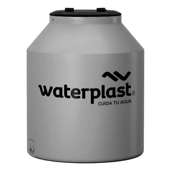 Tanque De Agua Tricapa Vertical Gris 1100l Waterplast