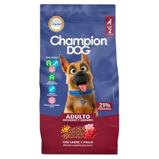 Champion Dog Adulto 18kg. Despacho Gratis!! Santiago