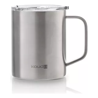 Caneca Kouda 370ml 10351 Prata Cor Cinza