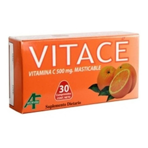 Vitacé Vitamina C 500mg Masticable 30 Comprimidos