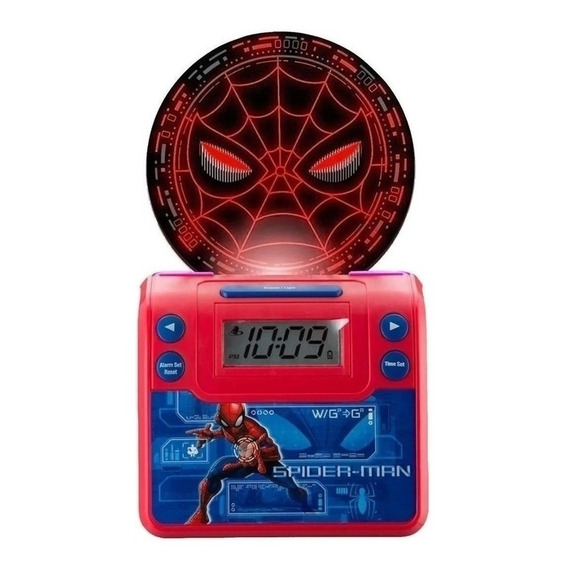 Reloj Despertador Alarma Marvel Spiderman Hombre Araña ®