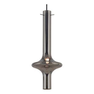 Colgante Feliu I Vidrio Gris Humo Apto Led Deco Moderno Lk