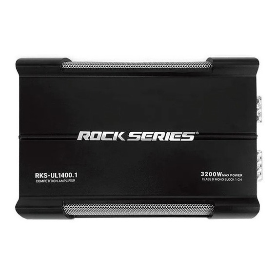 Amplificador Clase D X Bajos 2800w. Rock Series Rks-ul1400.1 Color Negro