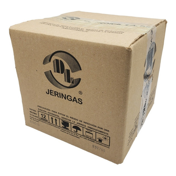 Jeringa 10ml Aguja 22g X 32mm Dl Caja C/100 Pz