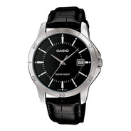 Reloj Hombre Casio Mtp-v004l-1a Negro Análogo / Lhua Store