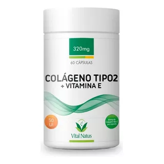 Uc-2 Colágeno 2 40mg + Vit E - Anti-inflamatorio  C/ 60caps Sabor Sem Sabor