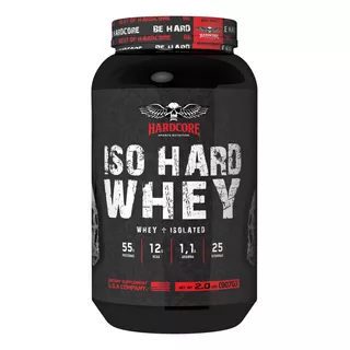 Iso - Pure Whey Protein Isolado 900g - Hardcore Sports - Top Sabor Morango