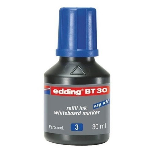 Tinta Edding Para Marcadores De Pizarra Bt-30 Color Azul