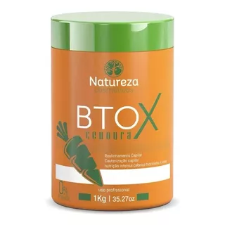 Natureza Cosméticos Btox Cenoura 1kg Lançamento 0% Formol