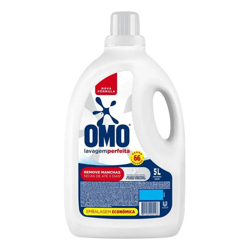Sabão Líquido Omo Lavagem Perfeita 5L