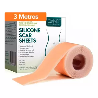 Cinta De Silicona Para Cicatrices 3mts Reutilizables