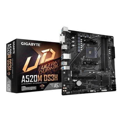 Motherboard Gigabyte A520m Ds3h Micro Atx S-am4 Amd A520