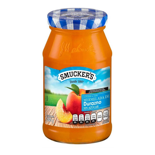 Mermelada Smucker's Durazno Sin Azúcar 365g