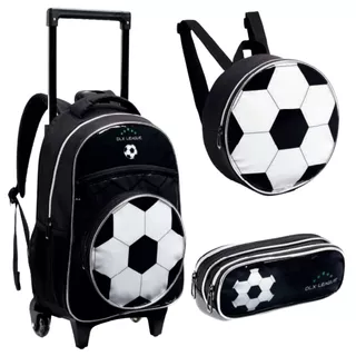 Mochila Escolar Denlex 1364 - Preto 23 L