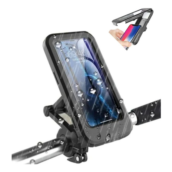 Estuche Para Celular Moto Soporte Impermeable Gps Holders