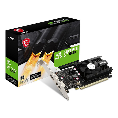 Tarjeta De Video Msi Nvidia Geforce Gt 1030, 4gb Gddr4 Lp