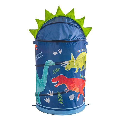 Cesto Rex Dinosaurios Para Niño Vianney Color Azul