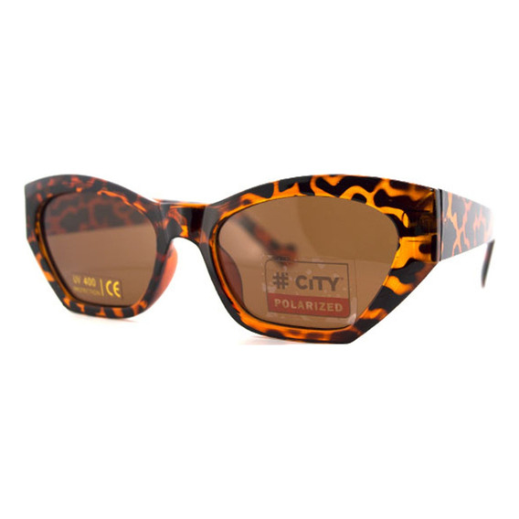 Lentes De Sol City 17512 Diseño Animal Print C2