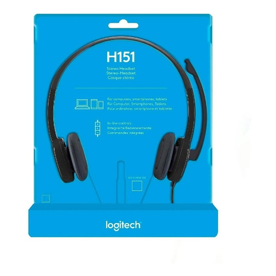 Auriculares Logitech H151 Estéreo Noise-canceling