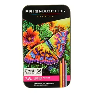 Colores Prismacolor Premier Profesionales Suaves 36 Piezas 