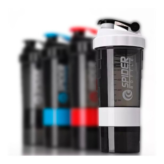 Set 4 Vasos Gym Proteina Smart Shake 600 Ml C/uno