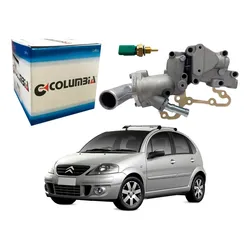  Carcaça Termostatica Aluminio C3 1.4 8v 2007 A 2012