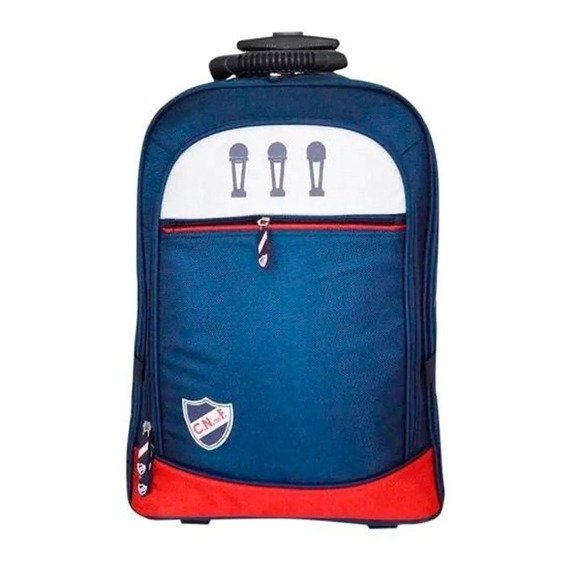 Mochila Valija Club Nacional De Fútbol Con Carro 49cm Febo