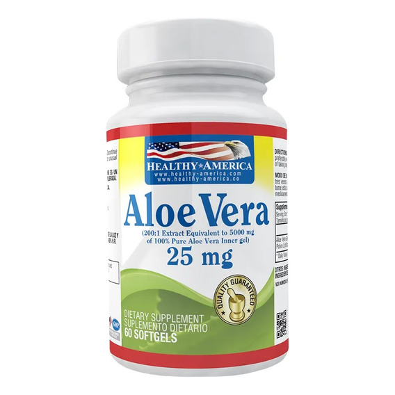 Aloe Vera 25 Mg X 60 Sotfgels - U - Unidad a $32775