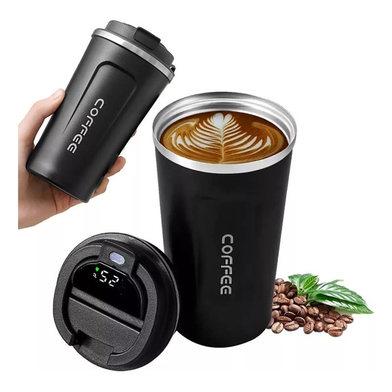 Termo Para Café Digital Inteligente Acero Inoxidable 510ml