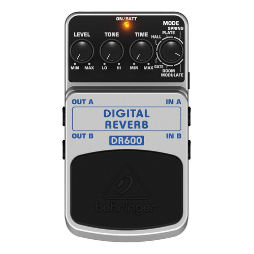 Pedal de efecto Behringer Digital Reverb DR600  gris