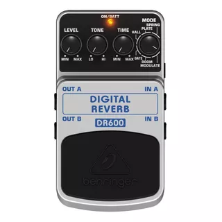 Pedal De Efecto Behringer Digital Reverb Dr600  Gris