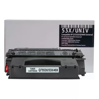 Toner Generico Q7553x Para Impresoras Laserjet M2727nf/p2015 Tinta Negro