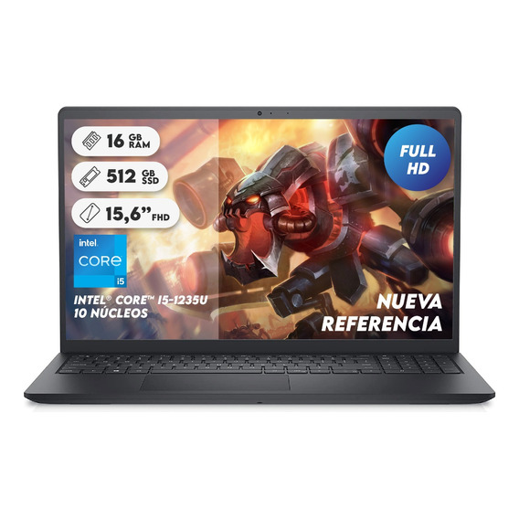 Portátil Dell Inspiron Intel Core I5 1235u Ssd512 Ram 16 Gb